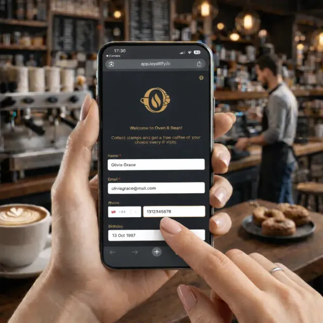 Customers Scan to Join